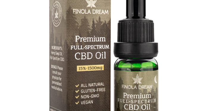 Finola Dream CBD kanapių aliejus 15%